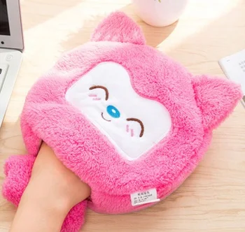 

New Cute USB heating mouse pad thick cartoon plush snail ladybug warm mouse pads Warm Hand large rest support pad mat