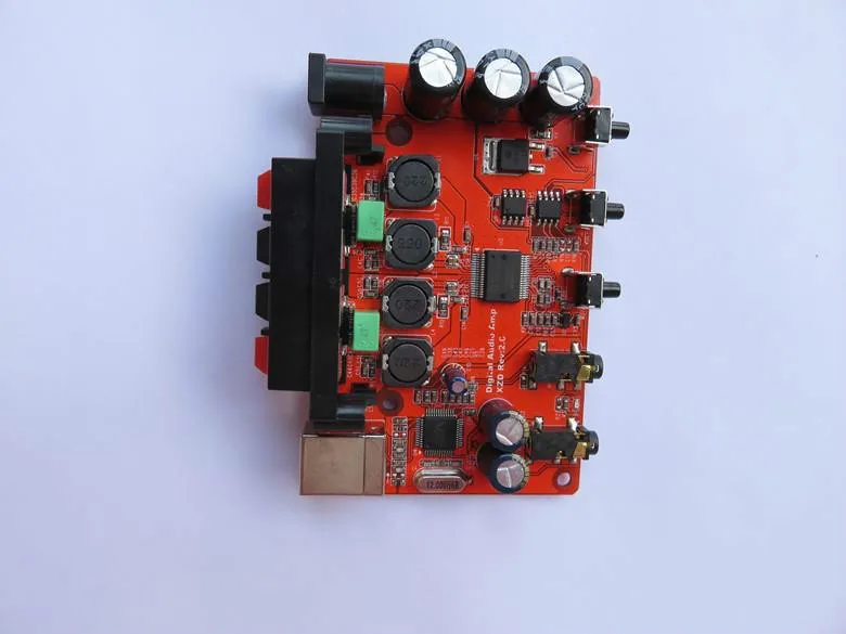 Плата усилителя мощности STA333BW USB чистая цифровая со звуковой картой USB/ЦАП с