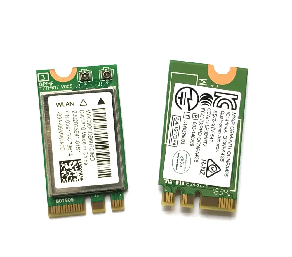 Новая беспроводная сетевая карта DW1810 ac NGFF 433 Мбит/с BT4.1 WiFi QCNFA435 WIFI модуль|wireless network