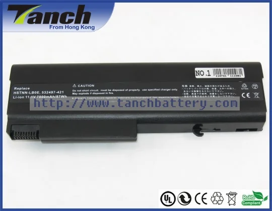 

Laptop batteries for HP COMPAQ 6535B 6735B EliteBook 8440p KU531AA ProBook 6440b 6540b 6450 6550 HSTNN-IB69 10.8V 9 cell