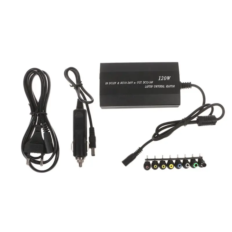 Универсальный адаптер переменного тока 120 Вт зарядное устройство шнур для