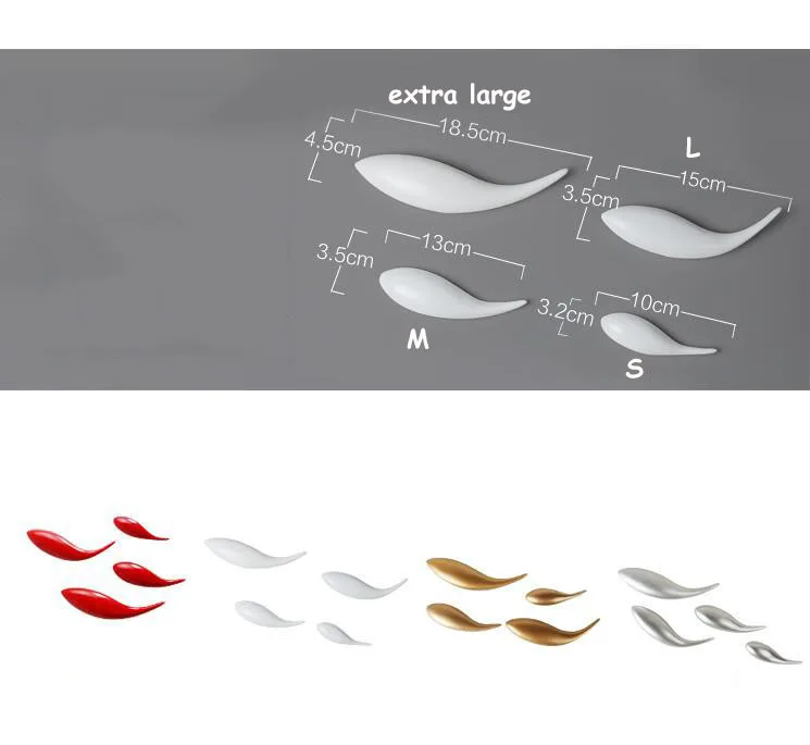 Современная Смола Рыбная Группа настенные украшения гостиной настенные наклейки Настенные обои под Металл ремесла отель крыльцо прохода 3D настенные работы