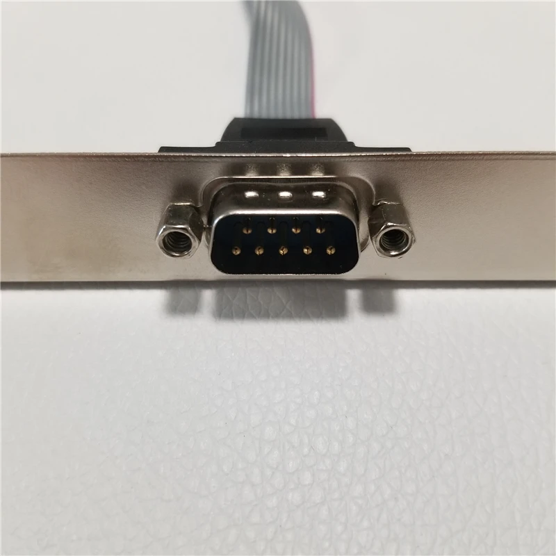 Кабель с низкопрофильным и нормальным кронштейном серия DB9 RS232 9pin 9p com порт чехол