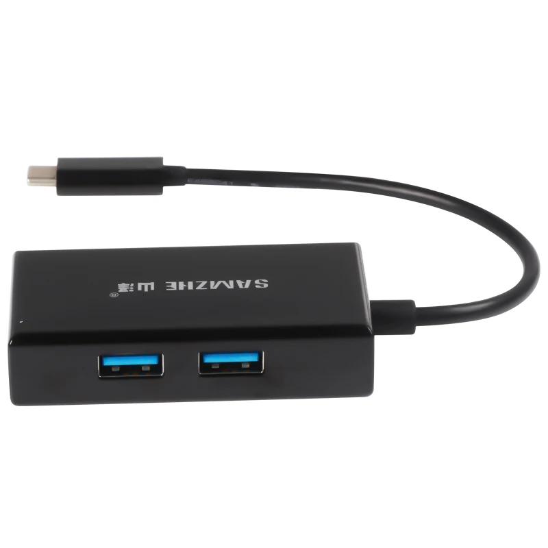 

Type C to RJ45+USB 3.0 Port Adapter Converter Docking Station USB Splitter for Macbook Computer Notebook Mouse Keyboard
