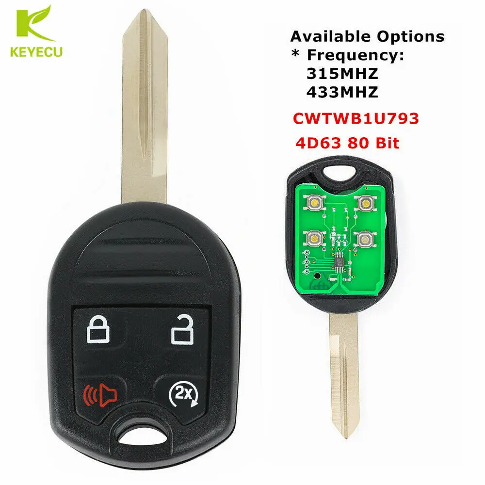 Car Key Fob Keyless Entry Remote 5Btn For 2008 2009 2010 Lincoln Navigator