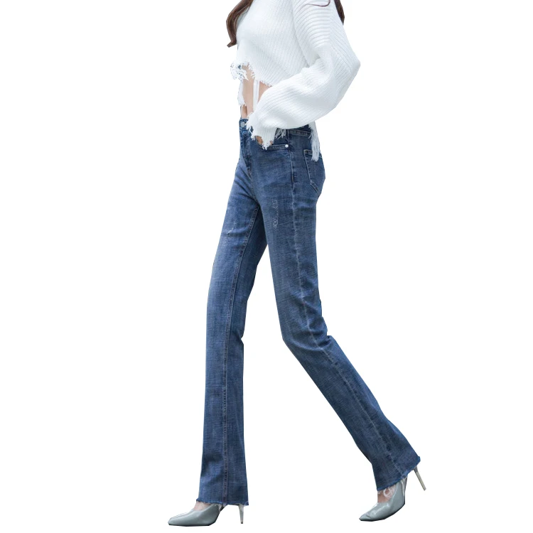2018 Plus Size Jeans Woman Autumn Long Jeans For Tall Women Cotton Denim Women 7XL Jeans Mujer Vintage Big Size Women Jeans