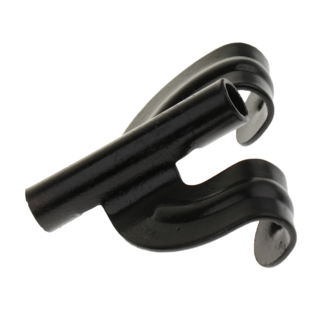 10 Pieces Drum Claw Hook Percussion Instrument Accessories  for Bass Drum Silver Black