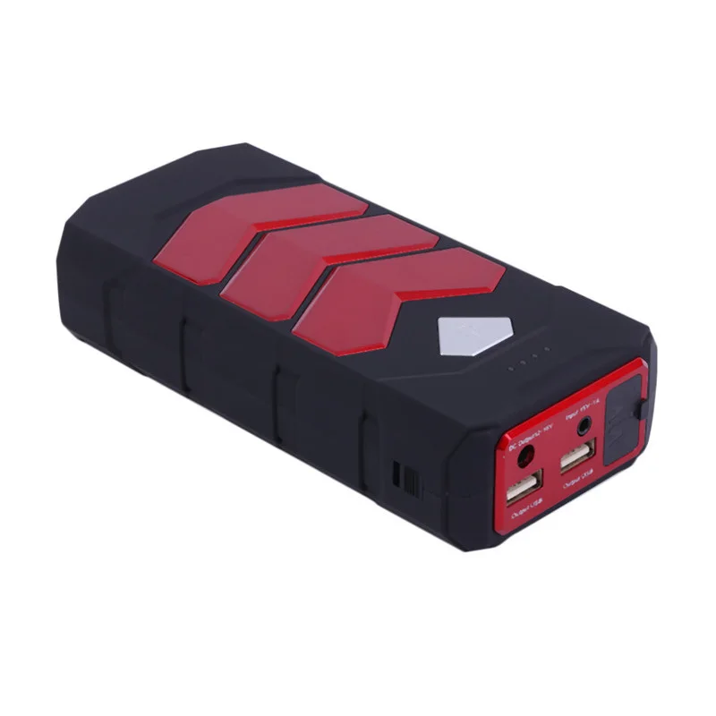 

HCOOL 12V 16800MAH Car Jump Starter Flashlight Emergency Booster Battery Power Bank Dual USB Charger Port Car Jumper Starter