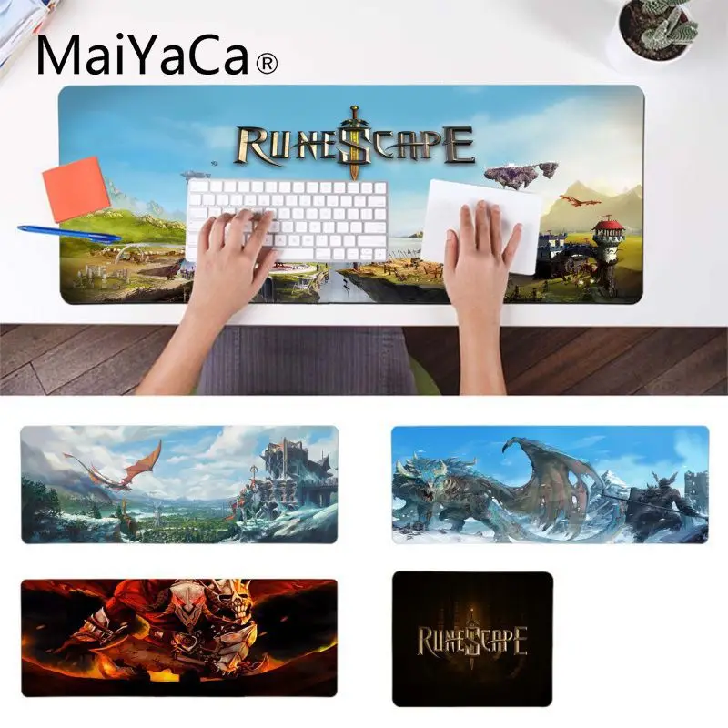 

MaiYaCa runescape DIY Design Pattern Game mousepad Anti-Slip Durable Silicone Computermats