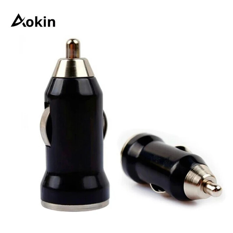 

Aokin Universal Mini USB Car Charger Small Size 1 Port Usb Charger Adapter for Mobile Phone Tablet PC Portable Car-charger