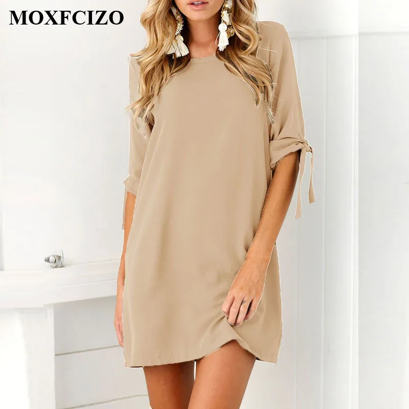 MOXFCIZO Women Vintage Dress Black Green Summer Dresses Fashion Casual Womens Clothing Solid Simple Short Sleeves Vestidos In From MOXFCIZO Women Vintage Dress Black Green Summer Dresses Fashion Casual Womens Clothing Solid Simple Short Sleeves Vestidos In From