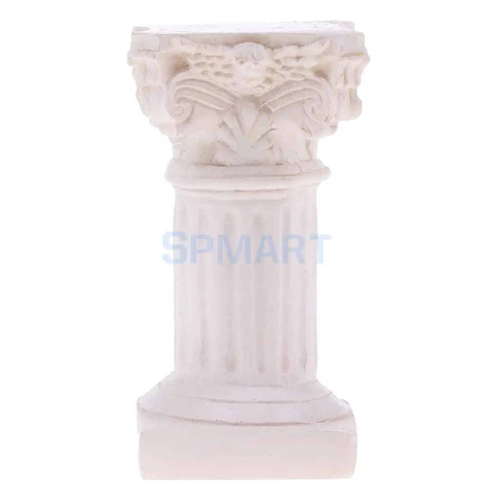 Resin Roman Column Pillar Model Statue Miniature for Sandplay Sand Table Game Kits Garden Yard Diorama Scenery Layout Accessory