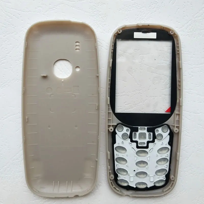 BINYEAE полный корпус для Nokia 3310 лицевая рамка крышка батареи чехол с клавиатурой