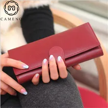 Free Shipping 100% Genuine Leather women’s Long section of the multi-card wallet Retro purse.fashion Clutch Bag Christmas gift