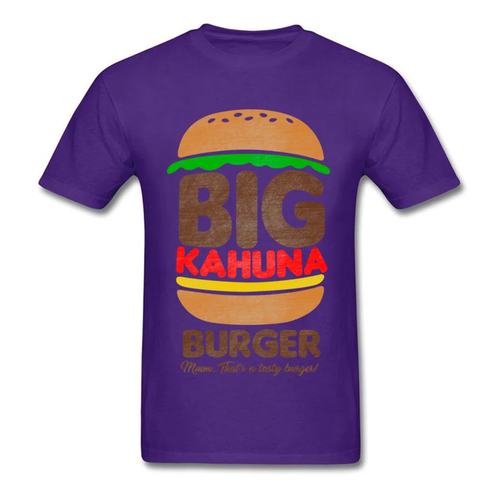 Crew Neck big kahuna burger 5902 100% Cotton Fabric Mens Top T-shirts Unique Short Sleeve Tees 2018 Discount Summer Sweatshirts big kahuna burger 5902 purple