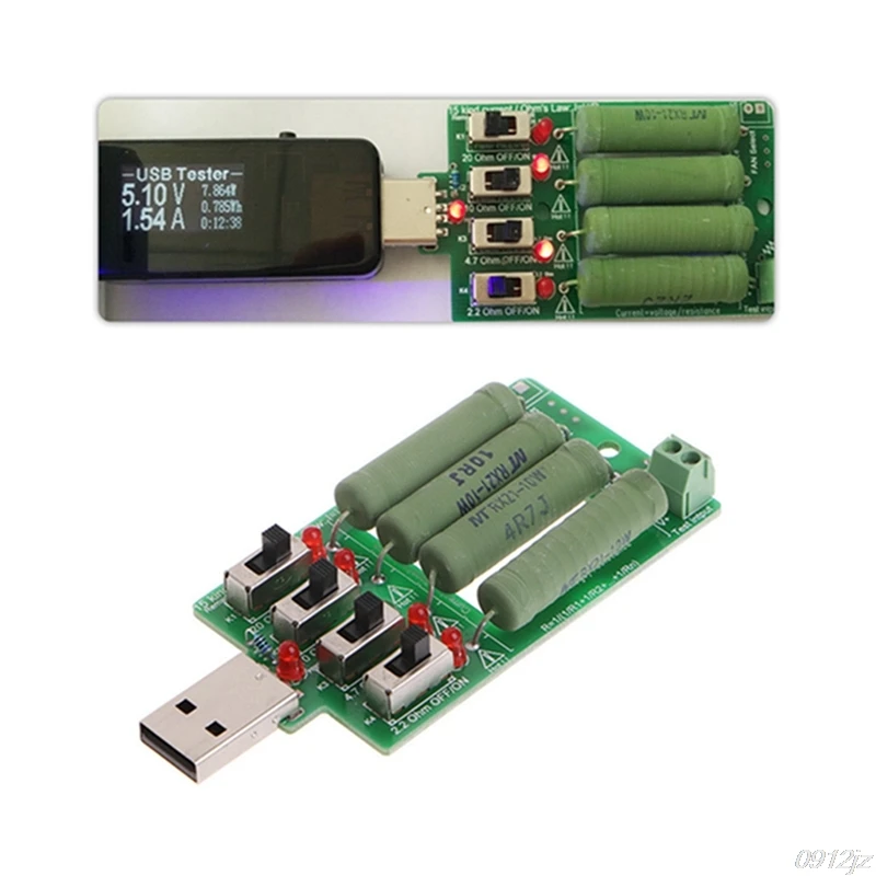 USB электронный сброс нагрузки резистор Регулируемый 15 ток тестер Прямая поставка qiang