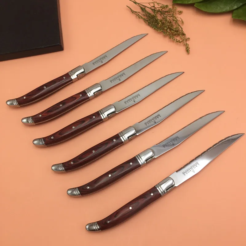 In meeting the French stainless steel cutlery component tableware