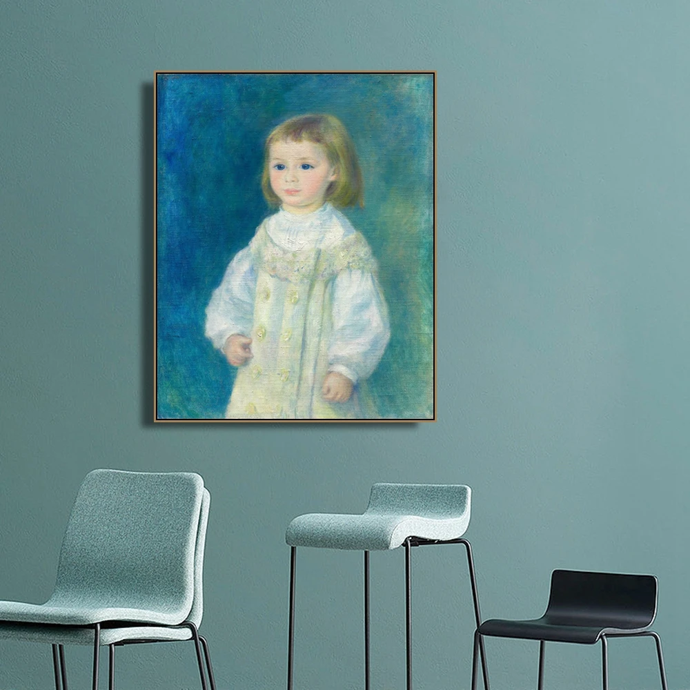Lucie Berard от Auguste Renoir Wall Art Холст с печатью постера живопись каллиграфия