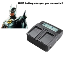 LVSUN Double Use DC & Car Universal Camera Battery Charger For Nikon ENEL10 For Olympus Li-40B Li 40B 42B Battery Recharger
