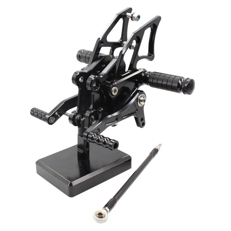 

CNC Aluminum Adjustable Motorcycle Rearsets Rear Set Foot Pegs Pedal Footrest for kawasaki NINJA 300R EX300 2013-2014