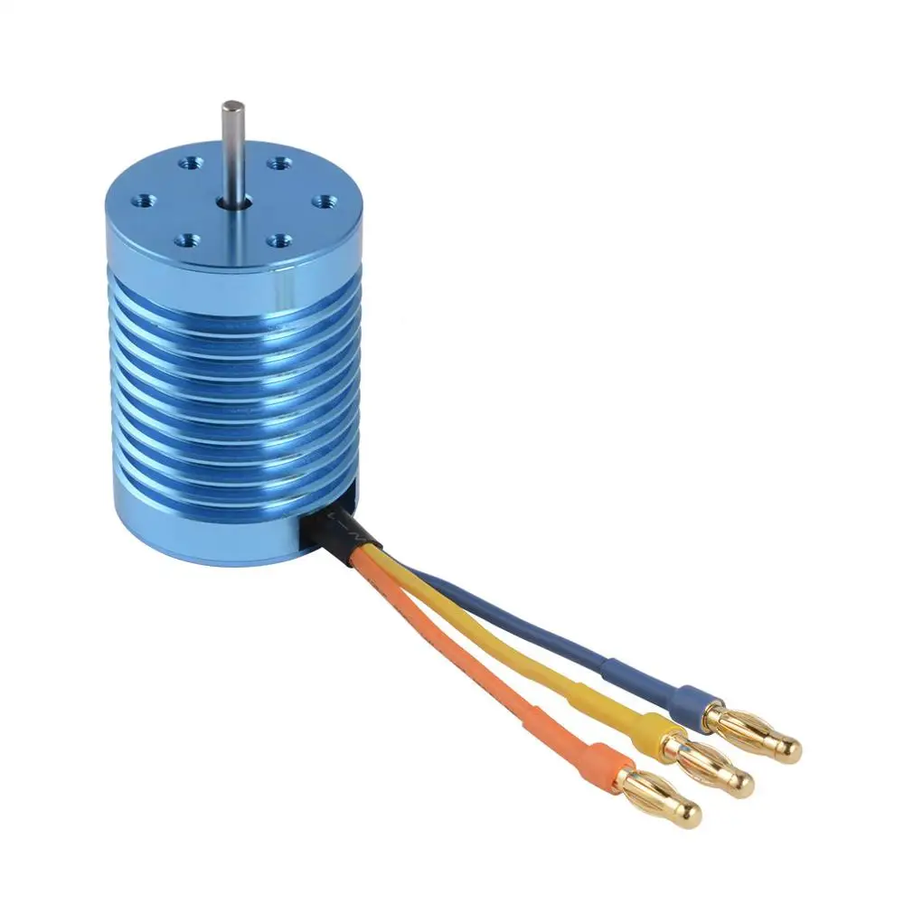 

3650 3300KV 12T F540 4P sensorless Brushless Removable Super-thin Lamination Slot Motor For 1/10 Racing Car Off-Road Truck