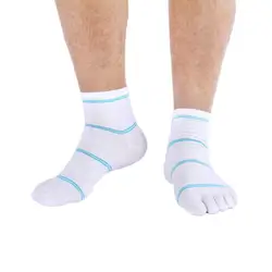 1 пара мужские хлопковые носки с пятью пальцами для йоги однотонные спортивные дышащие носки с низким вырезом