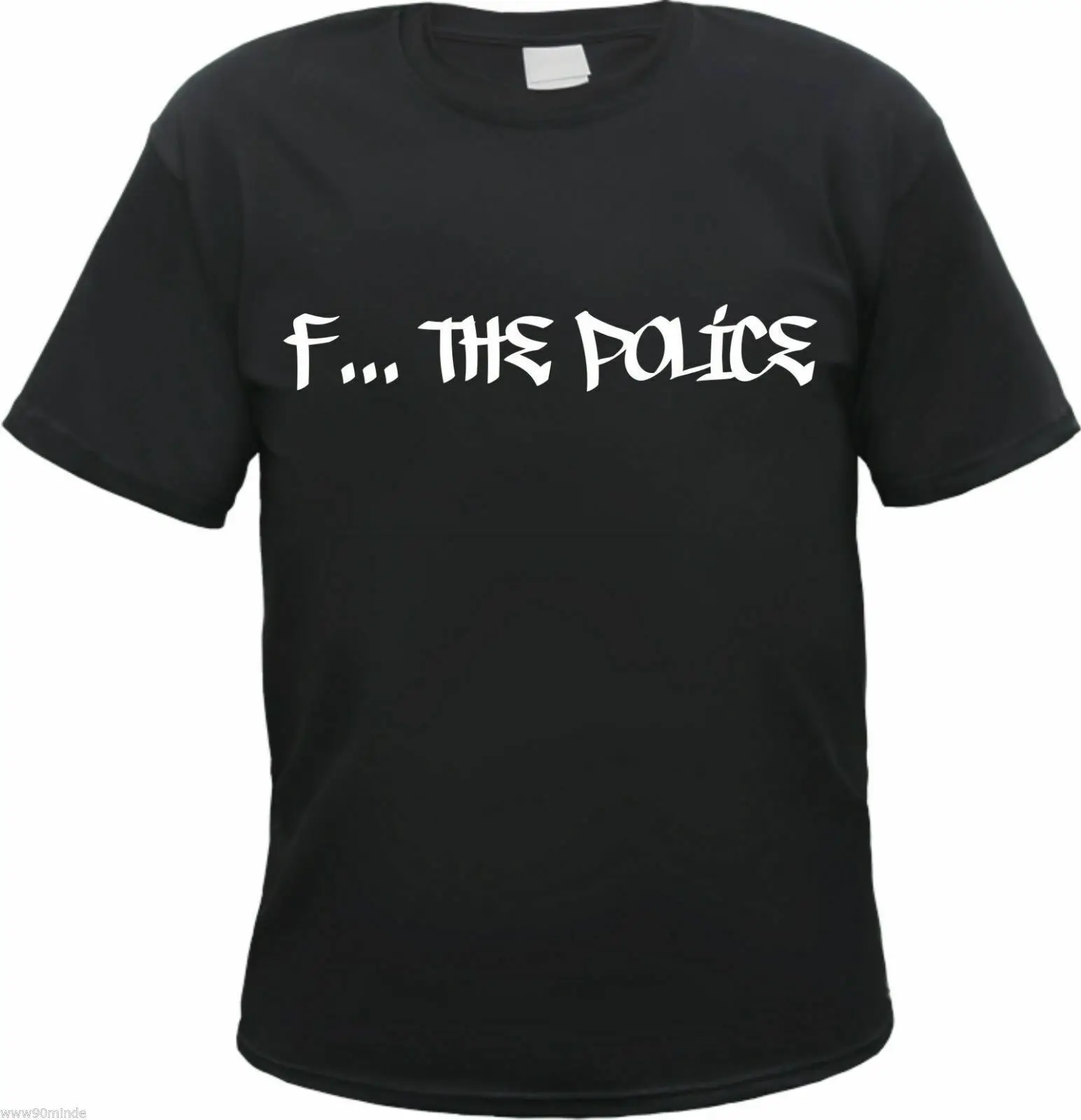 F... Полицейская Футболка-Schwarz/Weiss-S бис 3XL-ultras hools fck cps | Мужская одежда