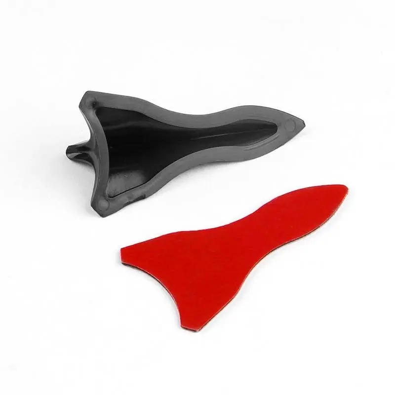 10pcs/set Universal Car Shark Fin Roof Spoiler Diffuser Vortex Generator Black