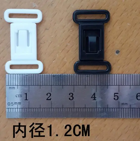 

30 pcs plastic Hardware Sets adjustable tape accessories black clasps & hooks eye set bow tie clip buckles