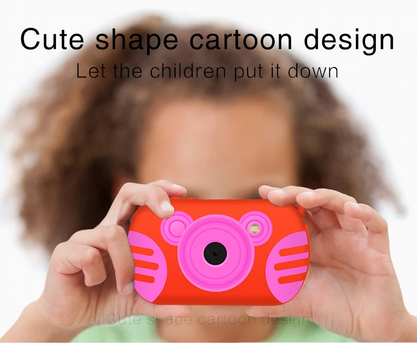K3 Водонепроницаемая мини-камера 8X цифровой зум 2,7 дюймовый экран видеокамера для детей мультфильм многофункциональная камера подарок