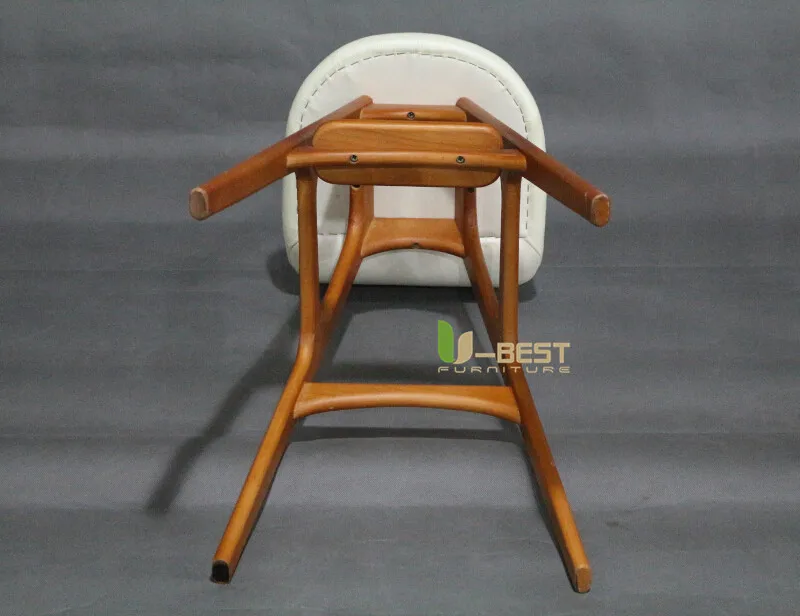 erik buch bar chair counter chair white PU cushion shining u-best furniture (5)