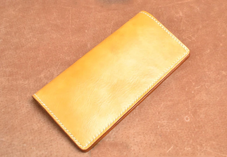 DIY long women men money wallet credit card holder leather craft purse wallet sewing pattern template 1set