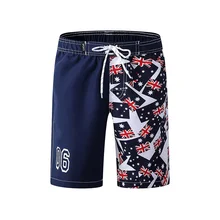 Новинка года, шорты для плавания в полоску для мальчиков летние повседневные шорты для плавания быстросохнущая одежда для плавания пляжная одежда детские спортивные шорты для бега, большие размеры