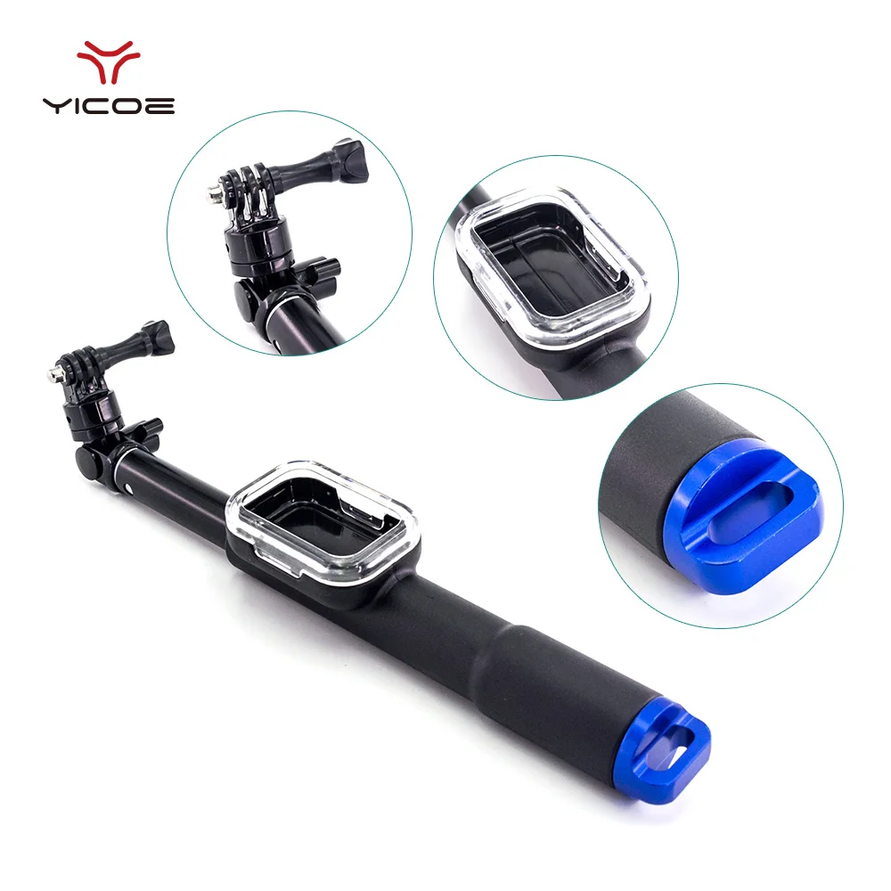 

Remote Pole Handheld Self Stick Monopod With WIFI Remote Housing Mount+Tripod Mount Adapter For Gopro Hero 6 5 3 4 Go pro Camera
