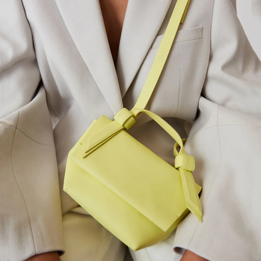 

Cute Bow Women Shoulder Bags Soild Pu Leather Woman Envelope Bag Mini Small Clutch Ladies Hand Bags Women Brand Designer Bag New