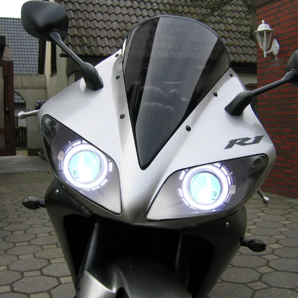 kt headlight suitable for yamaha yzf r1 2002 2003 led angel eye rh aliexpress com