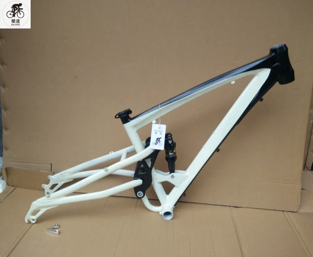 Excellent Kaloss 26*4.0 inch tires   Fat/Snow  bike frame  Full suspension  DIY  colors   26*17 inch ,aluminum alloy DH/AM  MTB  frame 4