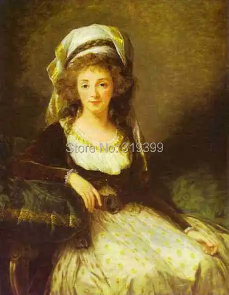 

portrait-of-a-lady-1789 by Louise Elisabeth Vigee Le Brun,oil painting reproduction,canvas art,100% handmade,oil painting