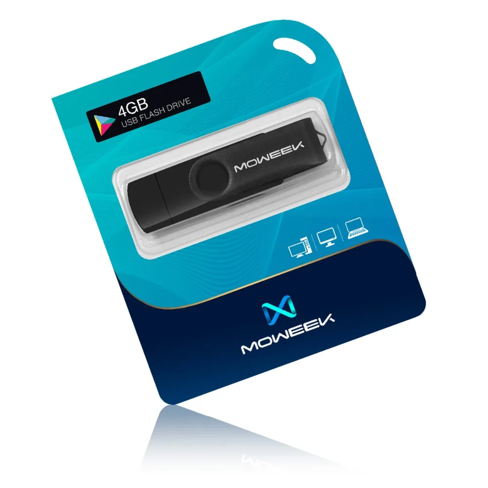 Moweek USB флэш 32 Гб usb 2 0 флеш накопитель 16 64 128 otg 4 ГБ 8 cle ключ бесплатный oem логотип|USB