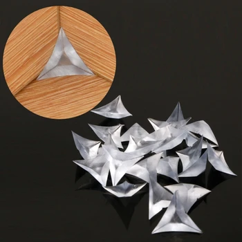 

Newest 100PCS PP Clear Anti Dust Edge Triangles For Furniture Cabinet Drawer Corners