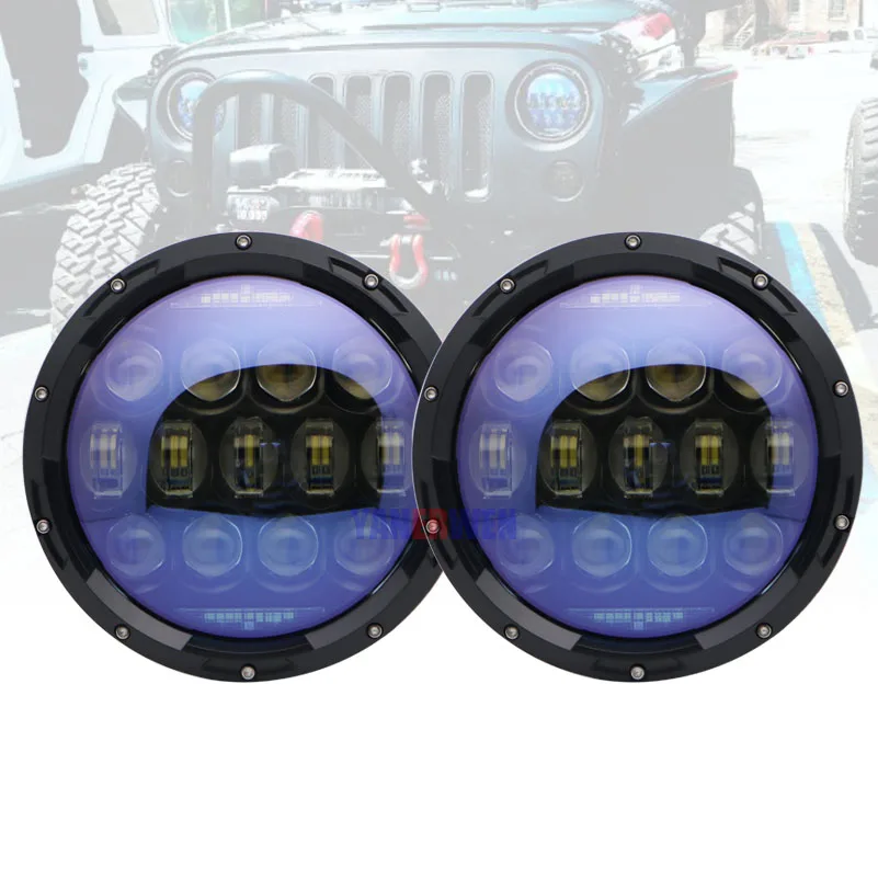 

2PCS 7 Inch Round LED Headlight 130W 7" Projector Headlamp For Jeep Wrangler Hummer h1 h2 lada niva 4x4 Truck Suzuki Samurai