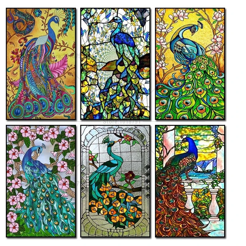 5d Diy Elmas Boyama Capraz Dikis Renk Tavuskusu Karikatur Elmas