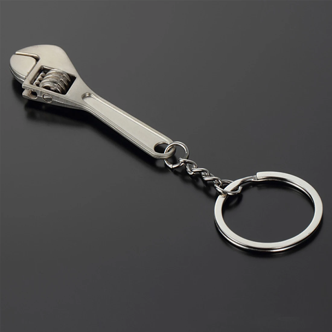 

Fashion Mini Protable Metal Adjustable Tool Wrench Spanner Key Chains Ring Keyring Gift 6.5 x 1.8cm Repair Tools