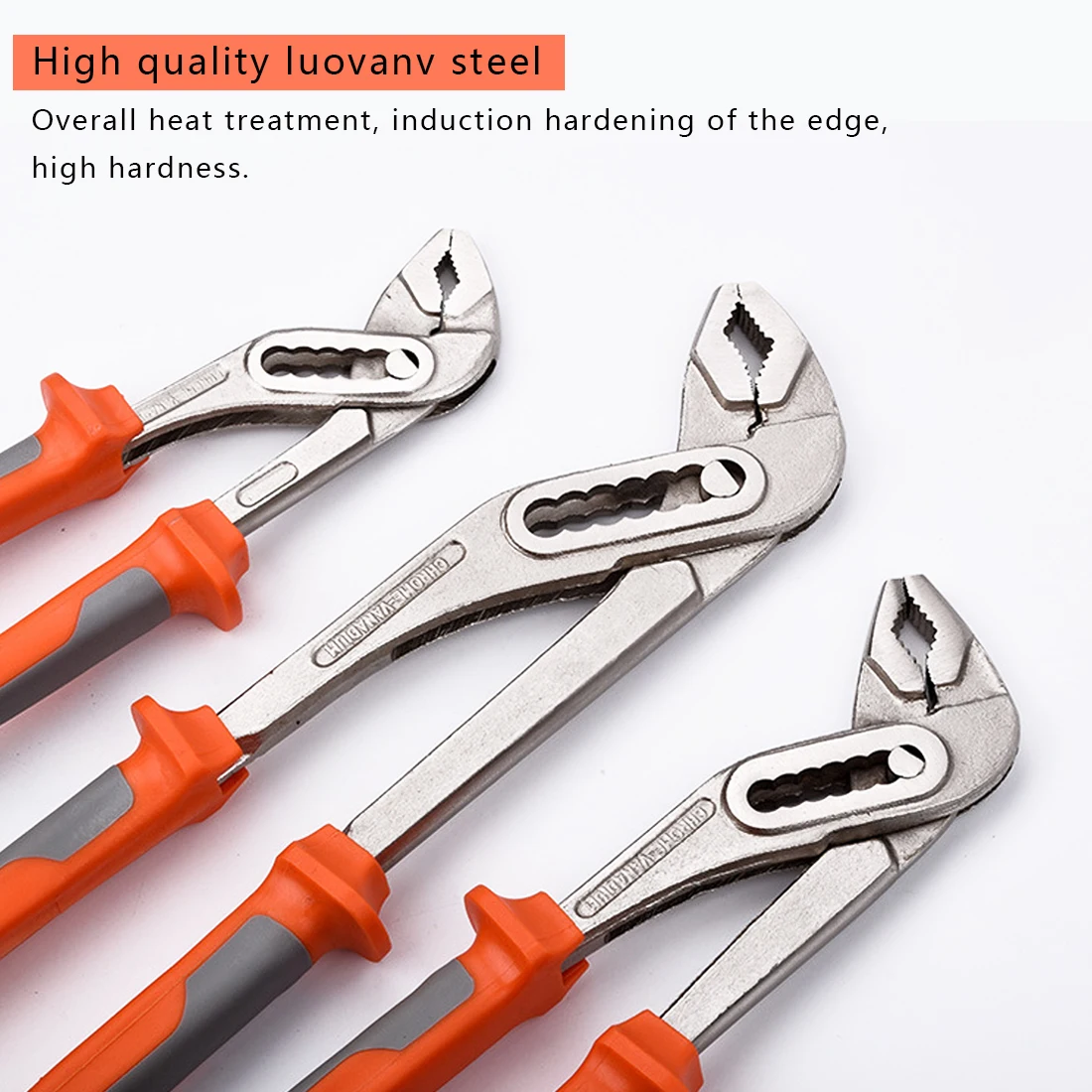 

Chrome Vanadium Universal Adjustable Water Pipe Clamp Pliers Heavy Duty Quick Pipe Wrenches Large Opening for Plumber Hand Tools