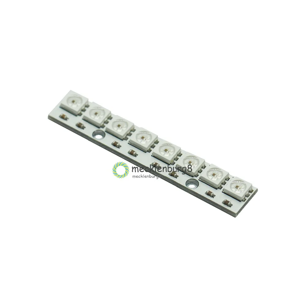 WS2812 WS 2811 5050 RGB СВЕТОДИОДНЫЙ модуль панели лампы 5 в 8-битный Радужный светодиодный