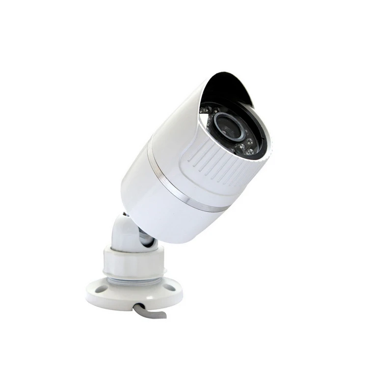 ФОТО AHD 1pcs white cctv mental   1.3MP  CMOS IR-CUT OSD Indoor Outdoor CCTV Security  Camera for project construction  freeshipping