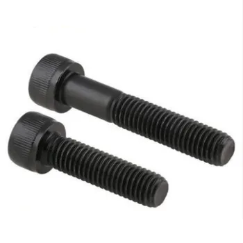 

2PCS DIN912 Metric Thread Screws M24 Black Grade 12.9 Alloy Steel Hex Socket Head Cap Screw Bolts