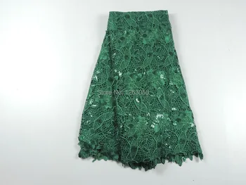 

Paillette and sequins design shining Guipure lace African rayol French african Cord Lace Fabric for sewing dress