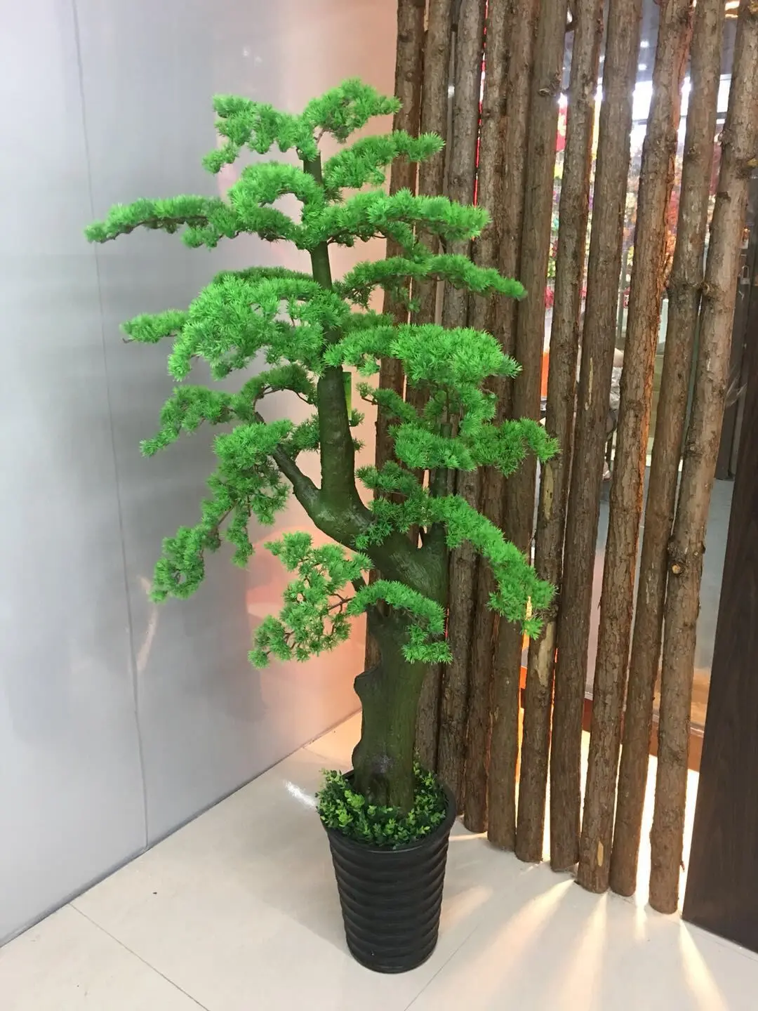 Искусственный 160 см приветственный сосновый псевдо-сосна искусственный растение зелени искусственное дерево домашнее украшение отеля искусственные растения