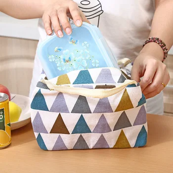 

Portable Lunch Box Bags for Women Kids School Insulated Food Picnic Box Tote Bag Thermal Cooler Food Lunch Bags